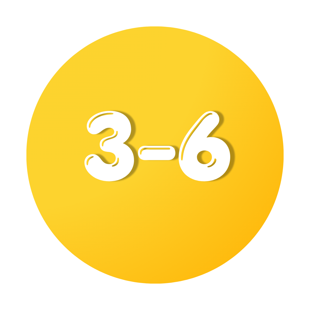 3 a 6 años